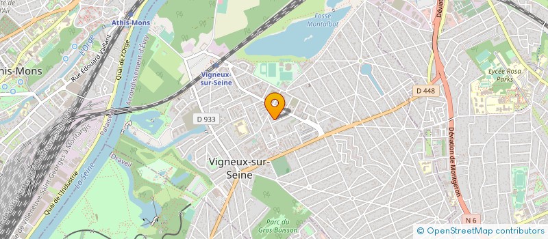 localisation de l'entreprise MONSIEUR ANSOUMANA TOURE à VIGNEUX-SUR-SEINE