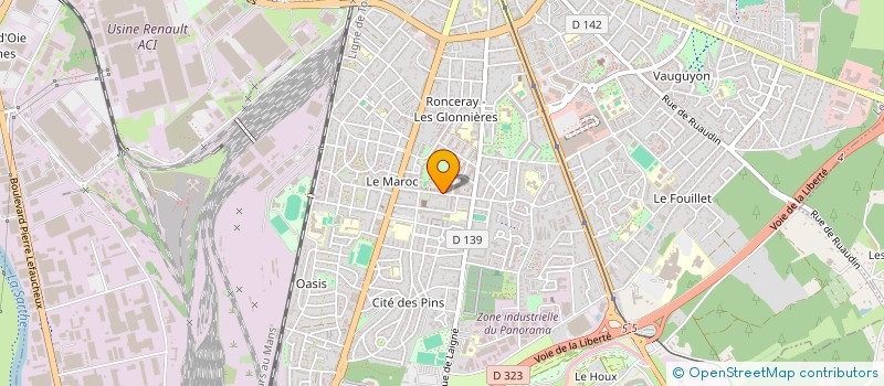 localisation de l'entreprise MONSIEUR ANSOUMANE CAMARA  LE MANS