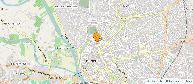 localisation de l'entreprise MONSIEUR ANSUMAN HASSAN KANNEH  BEZIERS