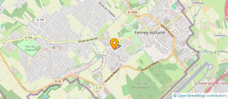 localisation de l'entreprise MONSIEUR ANTE ANDRIJASEVIC à FERNEY-VOLTAIRE