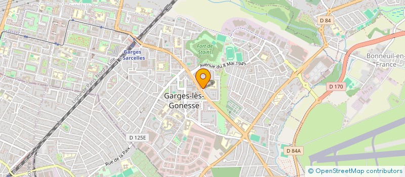 localisation de l'entreprise MONSIEUR ANTENILDO DE LIMA PEREIRA à GARGES-LES-GONESSE
