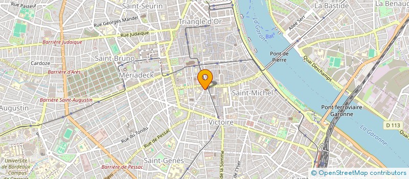localisation de l'entreprise MONSIEUR ANTERO ALVES à BORDEAUX