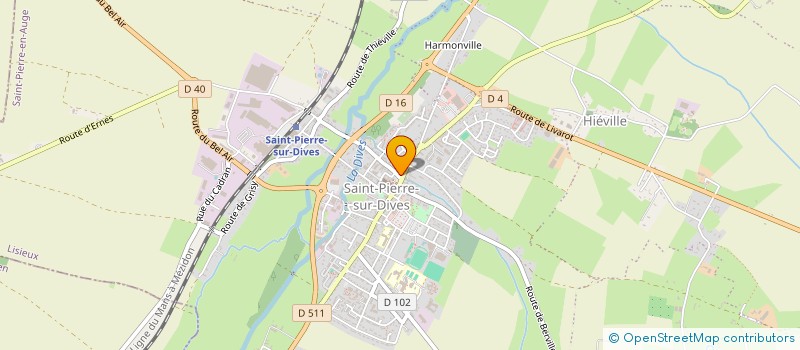 localisation de l'entreprise MONSIEUR ANTHIME BAUDRY  SAINT-PIERRE-EN-AUGE