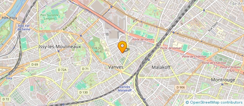 localisation de l'entreprise MONSIEUR ANTHIME JOUAUX à VANVES