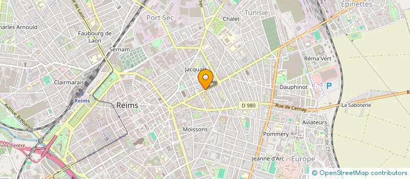 localisation de l'entreprise MONSIEUR ANTHIME MEURET à REIMS
