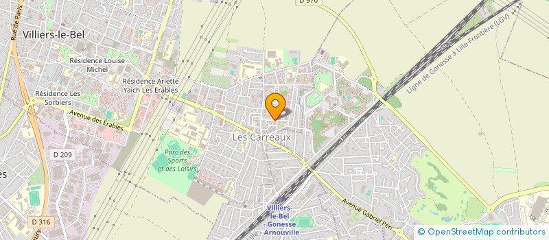 localisation de l'entreprise MONSIEUR ANTHIOUMANY DOUCOURE  VILLIERS-LE-BEL