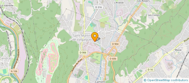 localisation de l'entreprise MONSIEUR ANTHONIN AMBLARD  SAINT-MARTIN-DE-VALGALGUES