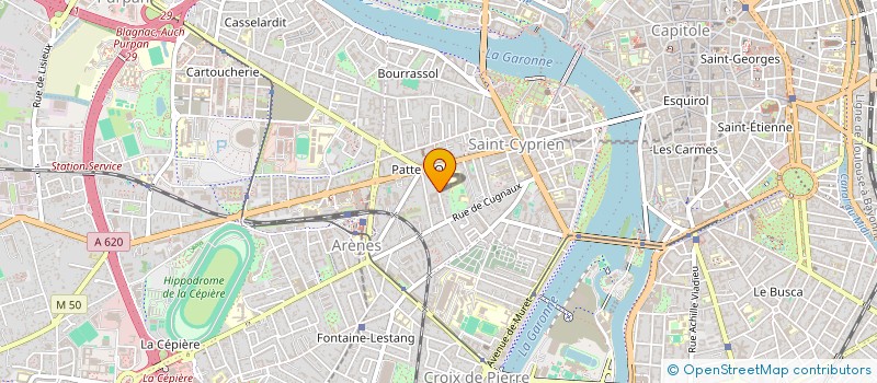 localisation de l'entreprise MONSIEUR ANTHONY ABADIE  TOULOUSE