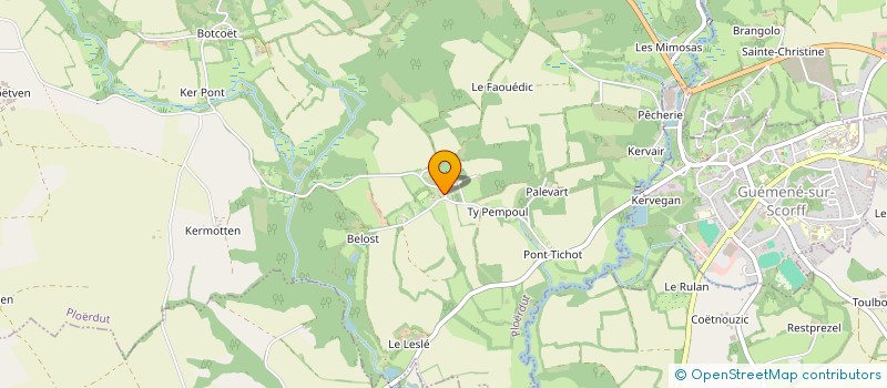 localisation de l'entreprise MONSIEUR ANTHONY ABBATO  PLOERDUT