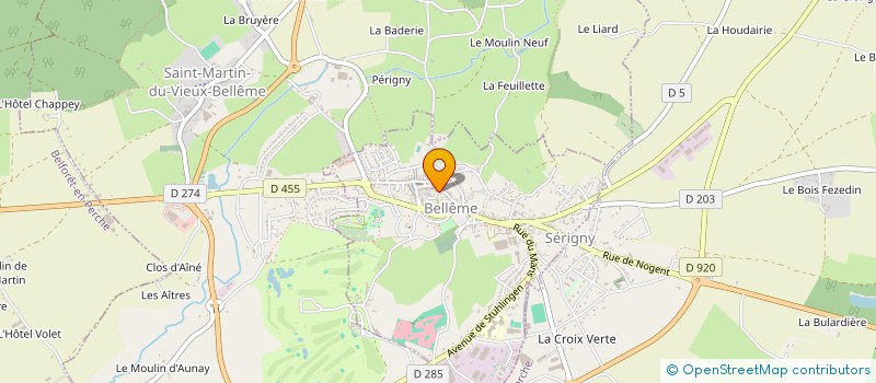 localisation de l'entreprise MONSIEUR ANTHONY ADAM à BELLEME