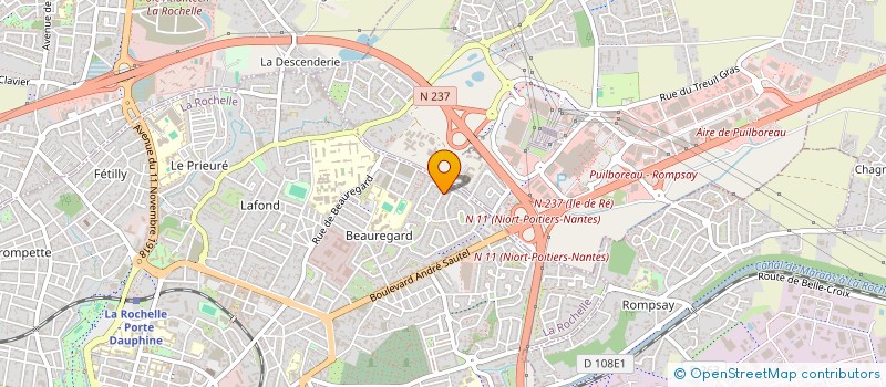 localisation de l'entreprise MONSIEUR ANTHONY ADOLE  LA ROCHELLE