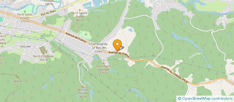 localisation de l'entreprise MONSIEUR ANTHONY ADOLPHE  CHAMPAGNEY