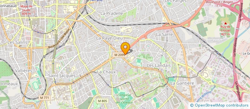 localisation de l'entreprise MONSIEUR ANTHONY ADRIAN  CLERMONT-FERRAND