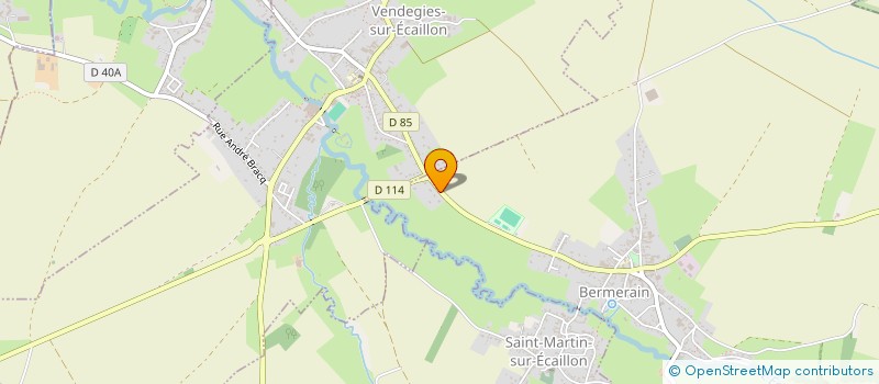 localisation de l'entreprise MONSIEUR ANTHONY AGUGLIA  BERMERAIN