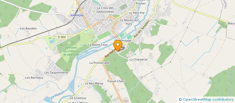 localisation de l'entreprise MONSIEUR ANTHONY AHNINE à VALENCAY
