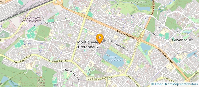 localisation de l'entreprise MONSIEUR ANTHONY AL LAFFE  MONTIGNY-LE-BRETONNEUX