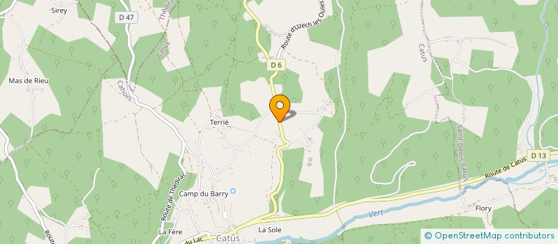 localisation de l'entreprise MONSIEUR ANTHONY ALBUQUERQUE  CATUS