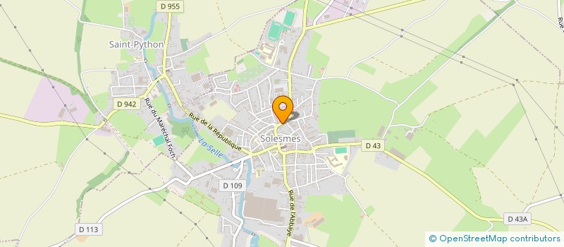 localisation de l'entreprise MONSIEUR ANTHONY ALLARD à SOLESMES