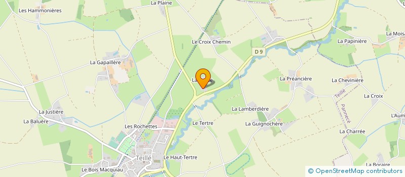 localisation de l'entreprise MONSIEUR ANTHONY ALLORY  TEILLE