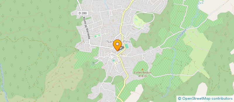 localisation de l'entreprise MONSIEUR ANTHONY ALONSO  NANS-LES-PINS