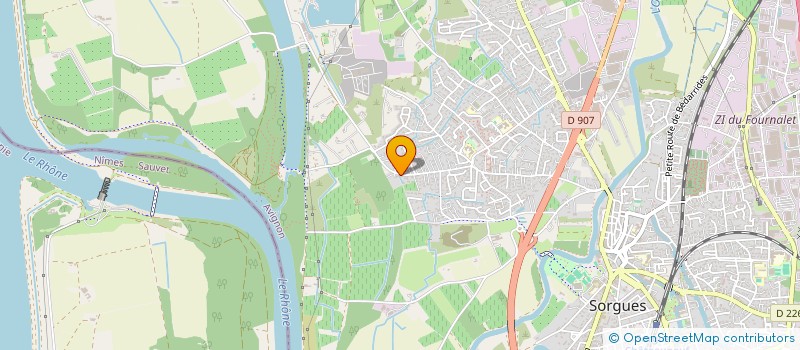 localisation de l'entreprise MONSIEUR ANTHONY ALONZO  SORGUES