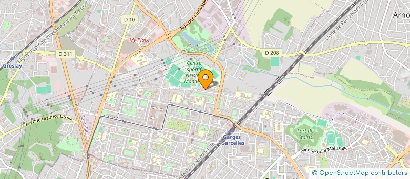 localisation de l'entreprise MONSIEUR ANTHONY ALTIS  SARCELLES