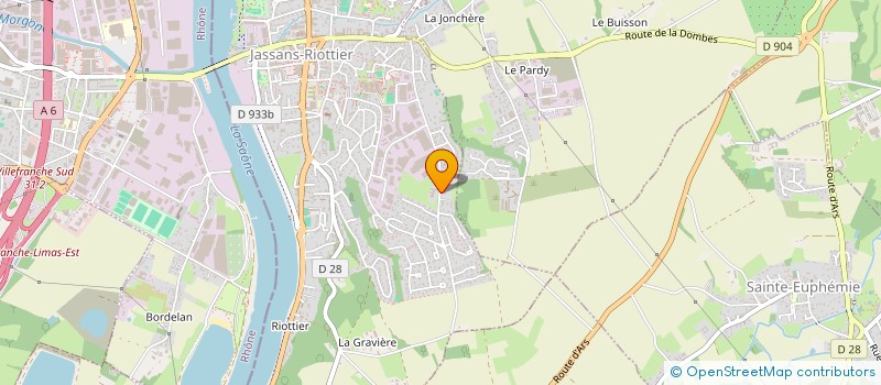localisation de l'entreprise MONSIEUR ANTHONY ALTOBELLI  JASSANS-RIOTTIER