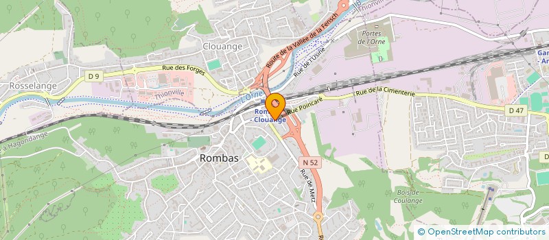 localisation de l'entreprise MONSIEUR ANTHONY ALTOMONTE  ROMBAS