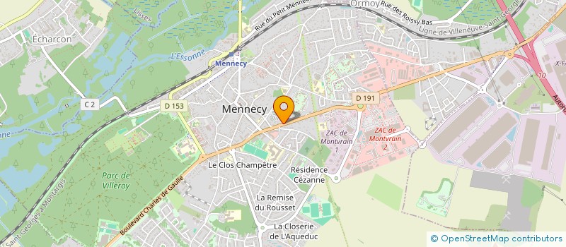localisation de l'entreprise MONSIEUR ANTHONY ALVES à MENNECY