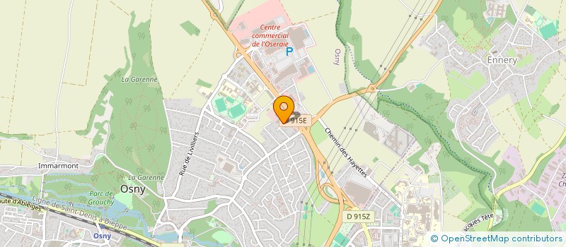 localisation de l'entreprise MONSIEUR ANTHONY ALVES  OSNY