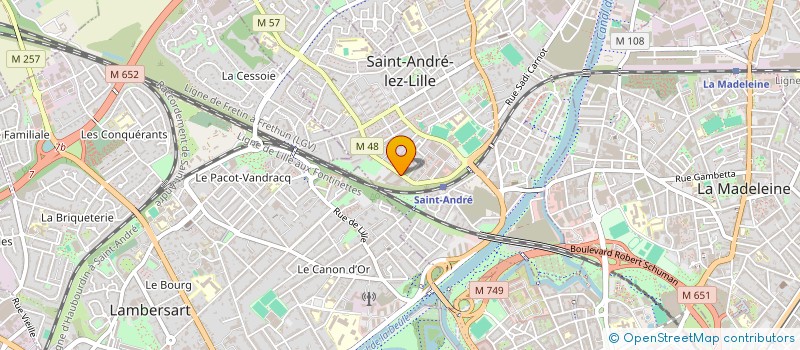 localisation de l'entreprise MONSIEUR ANTHONY AMICO à SAINT-ANDRE-LEZ-LILLE