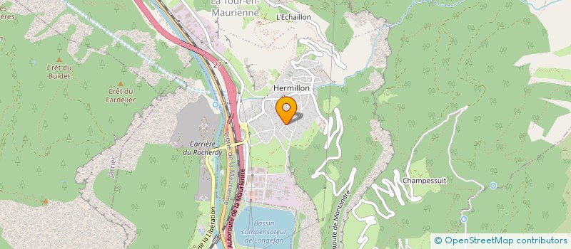 localisation de l'entreprise MONSIEUR ANTHONY ANCELLIN  LA TOUR-EN-MAURIENNE