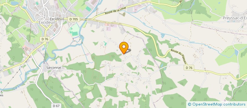 localisation de l'entreprise MONSIEUR ANTHONY ANDRADE  EXCIDEUIL