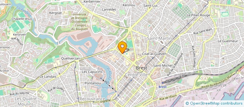 localisation de l'entreprise MONSIEUR ANTHONY ANJOU à BREST