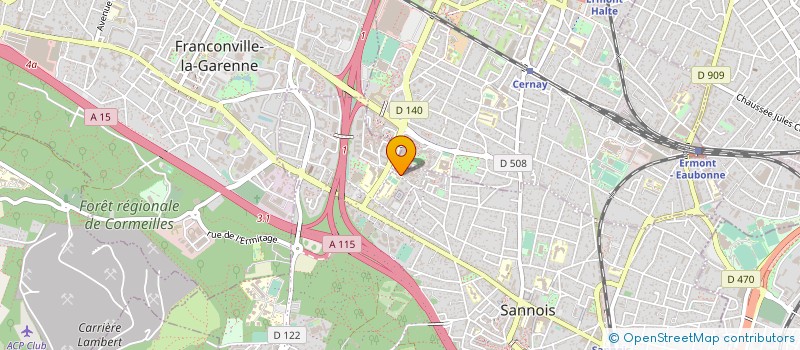 localisation de l'entreprise MONSIEUR ANTHONY ARCONTE à SANNOIS