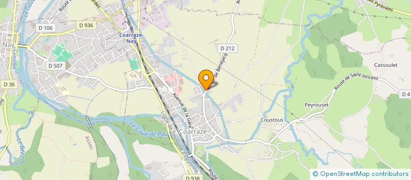 localisation de l'entreprise MONSIEUR ANTHONY ARENAS  COARRAZE