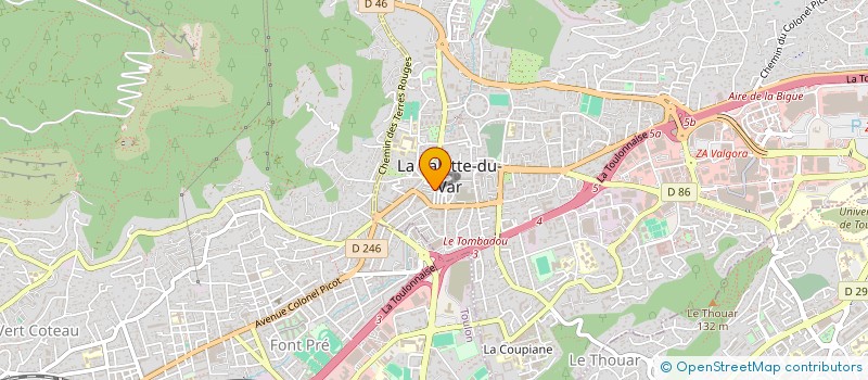 localisation de l'entreprise MONSIEUR ANTHONY ARENE  LA VALETTE-DU-VAR