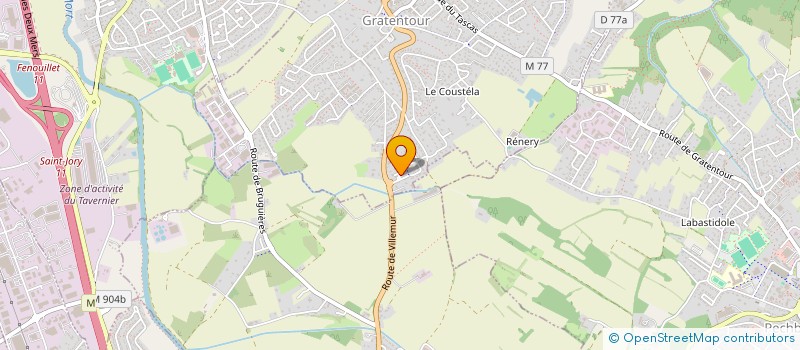 localisation de l'entreprise MONSIEUR ANTHONY ARLINI  GRATENTOUR