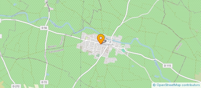 localisation de l'entreprise MONSIEUR ANTHONY ARMENGAUD  PEPIEUX