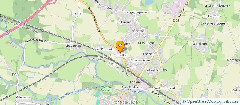 localisation de l'entreprise MONSIEUR ANTHONY ARNAUD à CROTTET