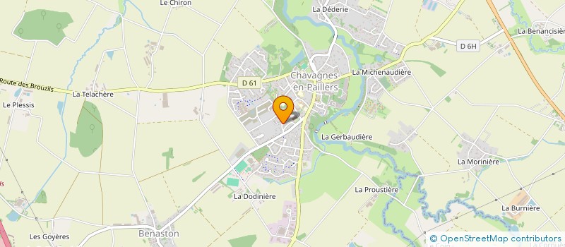 localisation de l'entreprise MONSIEUR ANTHONY ARNAUD  CHAVAGNES-EN-PAILLERS