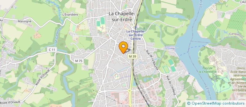 localisation de l'entreprise MONSIEUR ANTHONY ARTUS à LA CHAPELLE-SUR-ERDRE