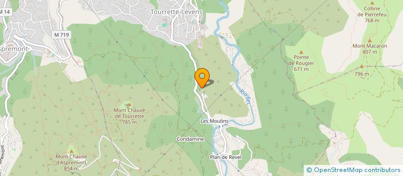 localisation de l'entreprise MONSIEUR ANTHONY ASCIONE  TOURRETTE-LEVENS