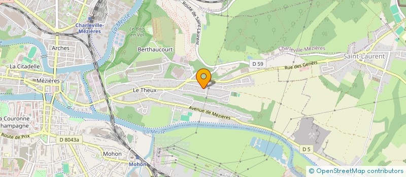 localisation de l'entreprise MONSIEUR ANTHONY AUBERT  CHARLEVILLE-MEZIERES