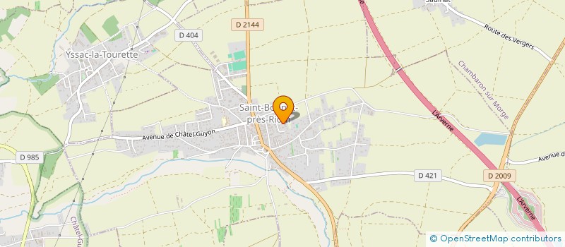 localisation de l'entreprise MONSIEUR ANTHONY AUBIGNAT  SAINT-BONNET-PRES-RIOM