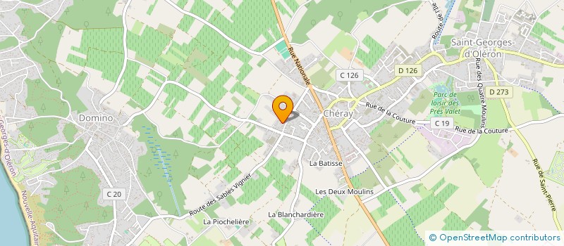 localisation de l'entreprise MONSIEUR ANTHONY AUBRY  SAINT-GEORGES-D'OLERON