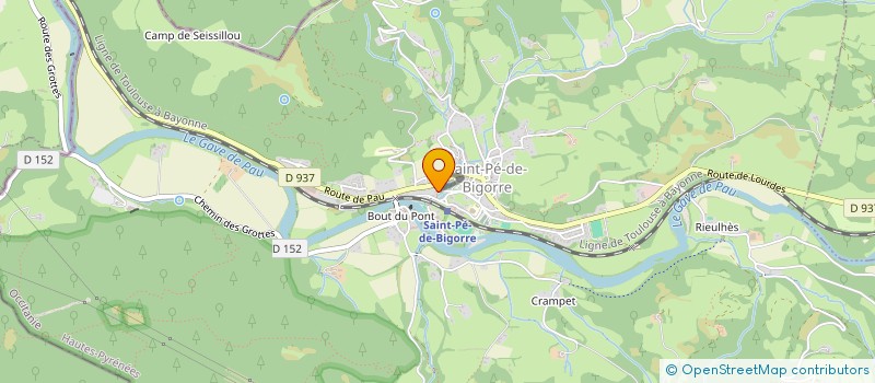 localisation de l'entreprise MONSIEUR ANTHONY AUDEBRAND  SAINT-PE-DE-BIGORRE