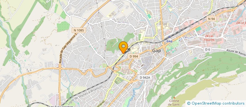 localisation de l'entreprise MONSIEUR ANTHONY AUDEMAR  GAP