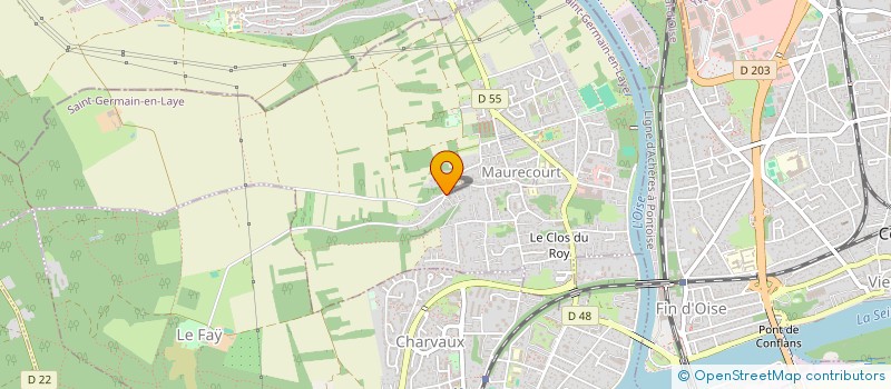 localisation de l'entreprise MONSIEUR ANTHONY AUDRAIN  MAURECOURT