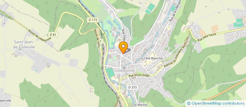 localisation de l'entreprise MONSIEUR ANTHONY AUGER  LILLEBONNE